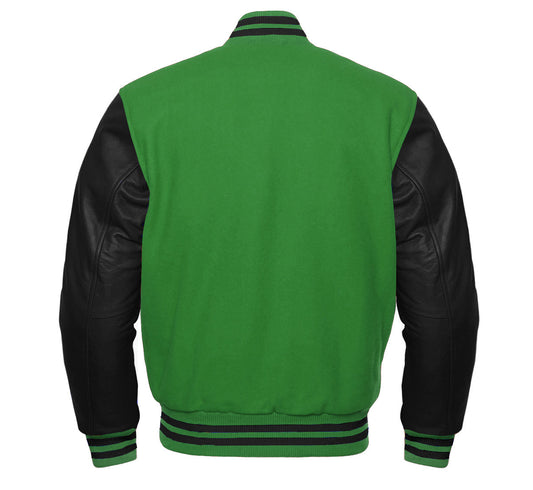 Letter A Baseball Varsity Jacket | Wool & Leather Team Letterman Jacket