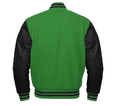 Letter A Baseball Varsity Jacket | Wool & Leather Team Letterman Jacket