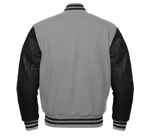 Letter A Varsity Jacket | Classic Wool & Leather Letterman Bomber