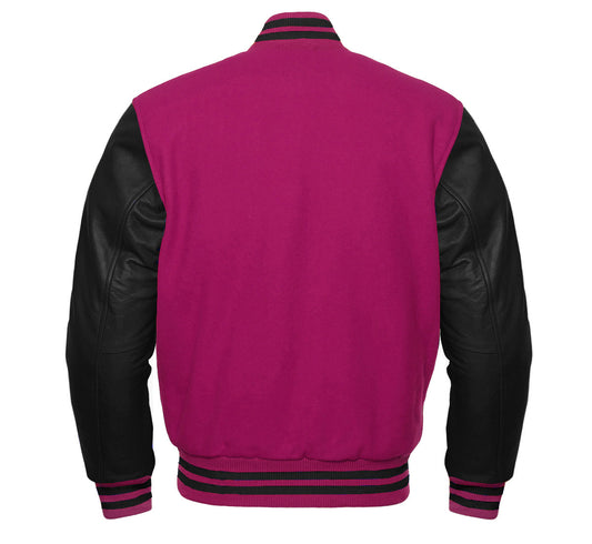Letter A Varsity Jacket | Wool & Leather Classic Letterman for Men